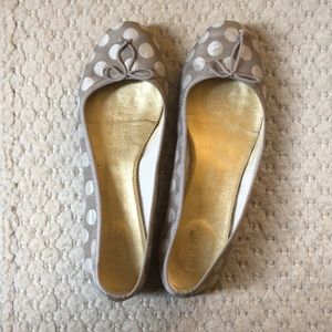 J.Crew silk flats